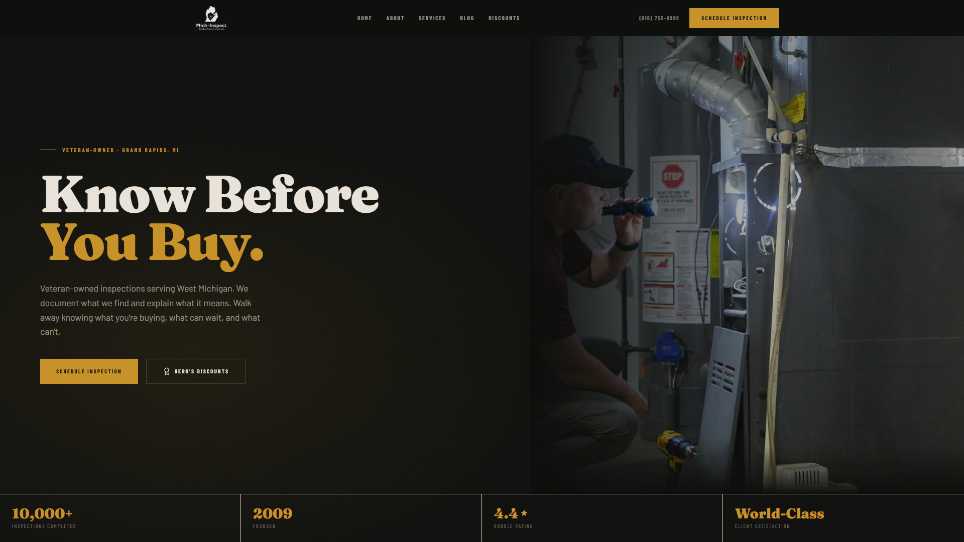 Mich-Inspect website