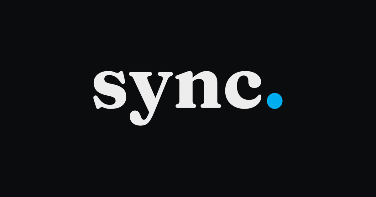 Sync website preview